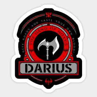 DARIUS - LIMITED EDITION Sticker